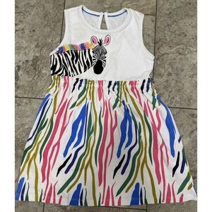 Hileelang Girls Zebra Dress NWT 5T